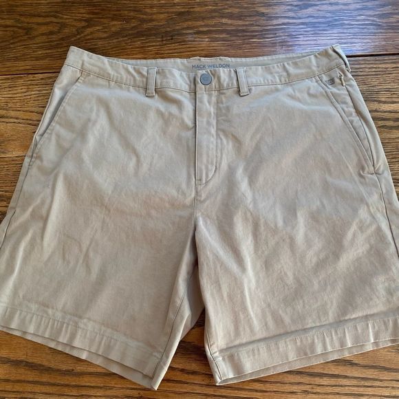 Mack Weldon Other - Mack Weldon Maverick Tech Chino Shorts Sandstorm Khaki Men’s Size 34
